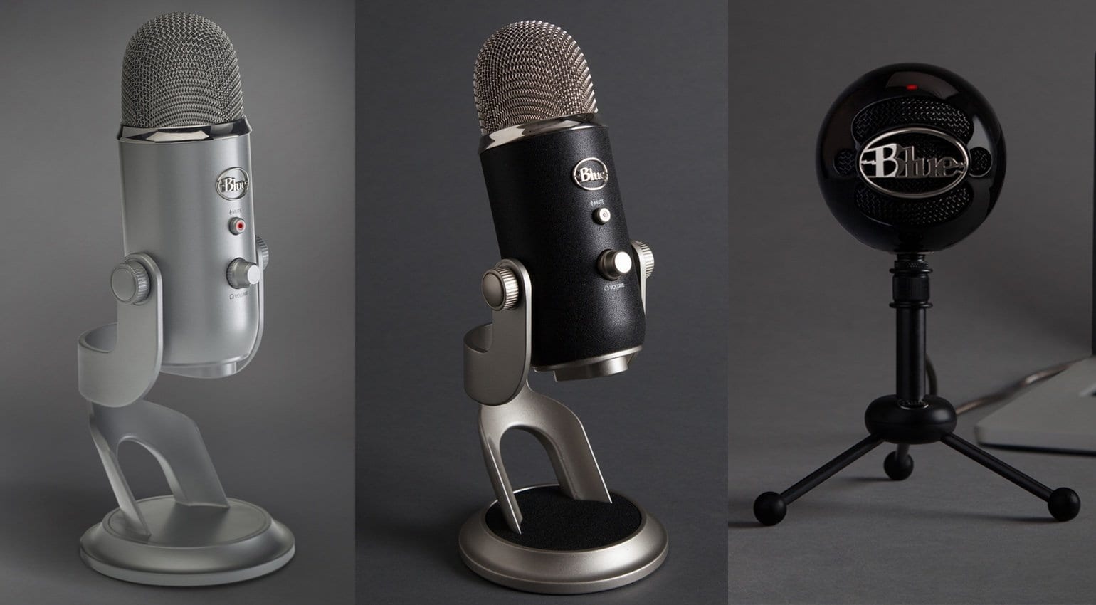Blue Microphones: Microfoni USB serie Yeti, Yeti Pro e Snowball Studio