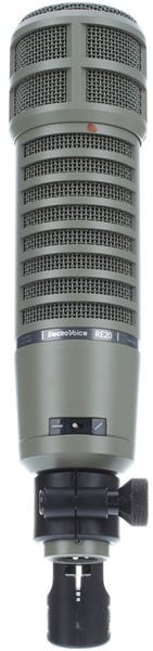 Il classico microfono da broadcast: RE20 di EV