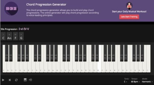 Il nuovo generatore di accordi gratuito di ToneGym è utile per i musicisti
