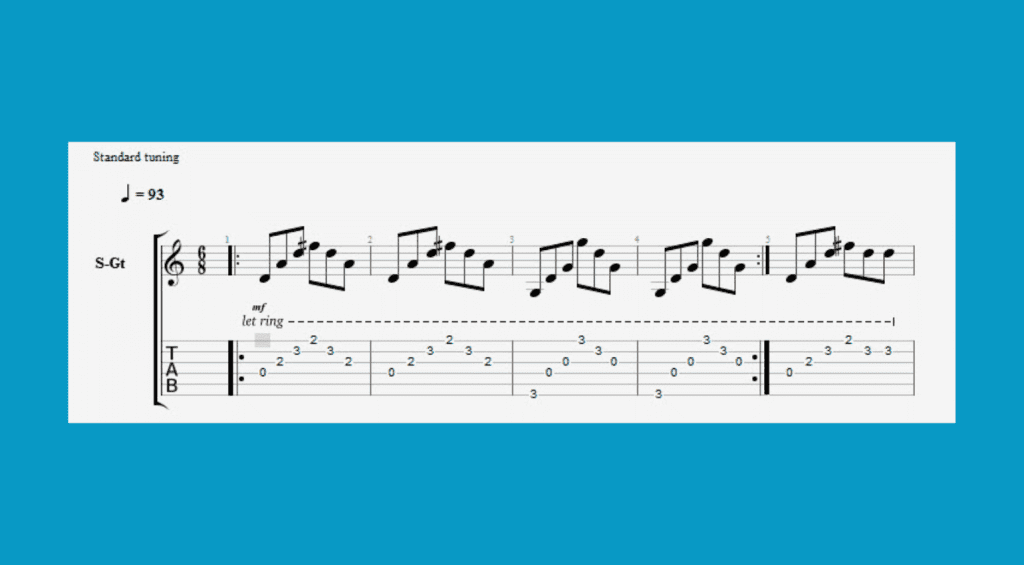 Tecniche per la mano destra: “Everybody Hurts” / testo: Accordatura standard