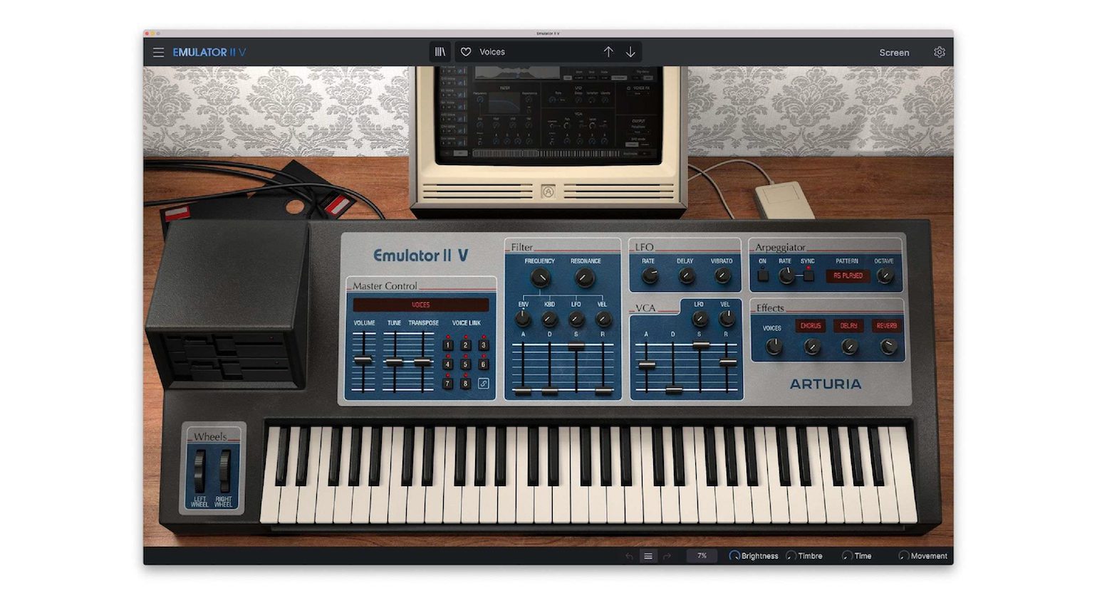 La versione plug-in di Arturia del famoso Emulator II