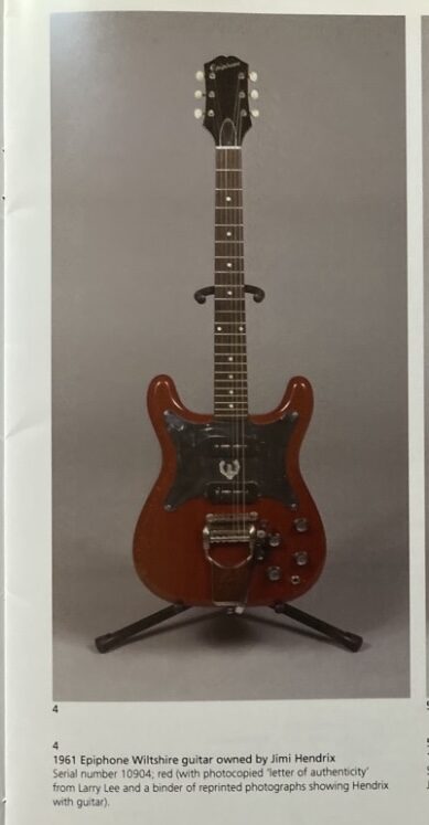 L'Epiphone Wilshire di Jimi Hendrix