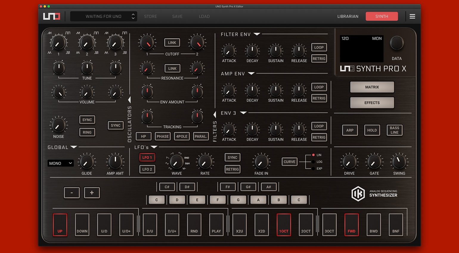 UNO Synth Pro X Editor