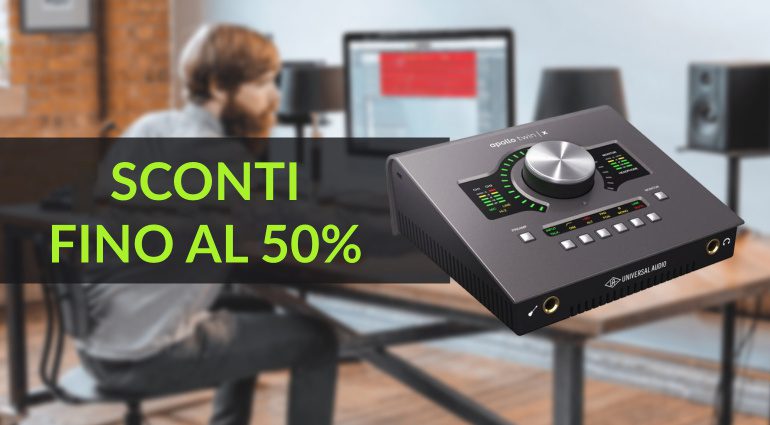 Sconti imperdibili su Audient, Roland e Universal Audio!