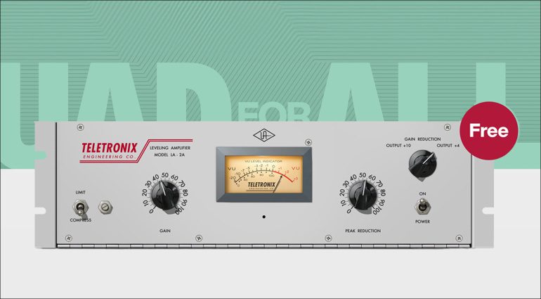 Gratis: Universal Audio regala l’LA-2A Tube Compressor