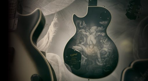 Epiphone Adam Jones Les Paul Custom: "ANTI-LAOKOON 1965" by Ernst Fuchs