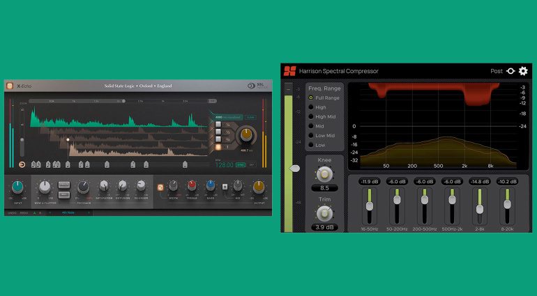 Oltre l'85% di sconto con il bundle SSL X-Echo e Harrison Spectral Compressor