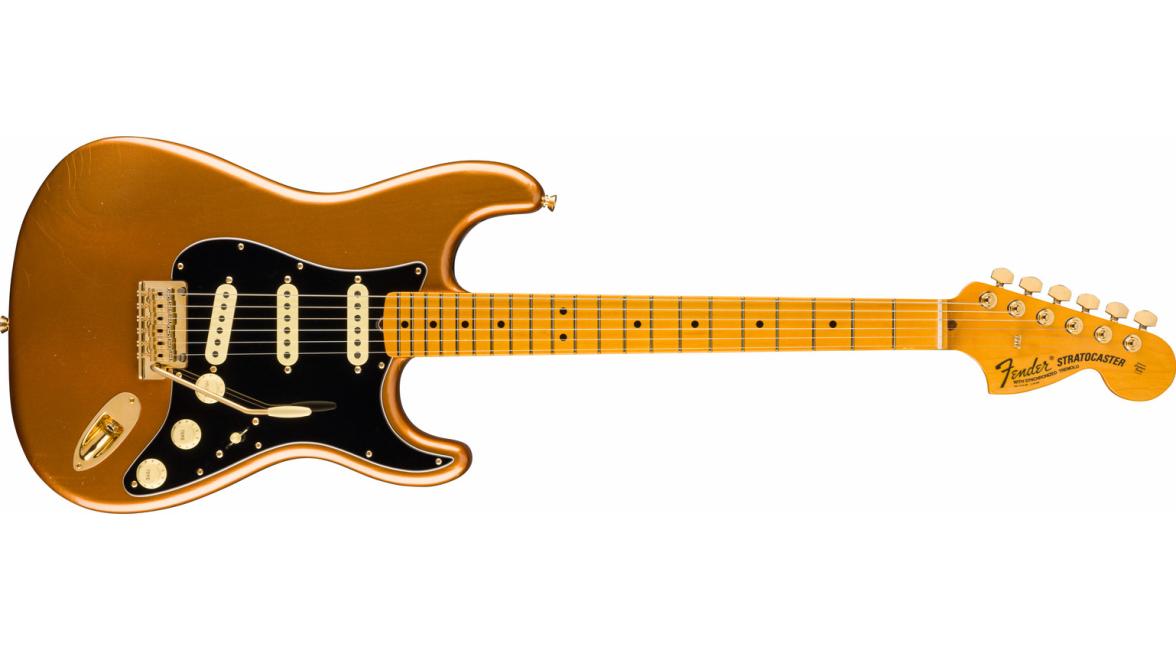 Fender Bruno Mars Stratocaster con rifinitura Mars Mocha