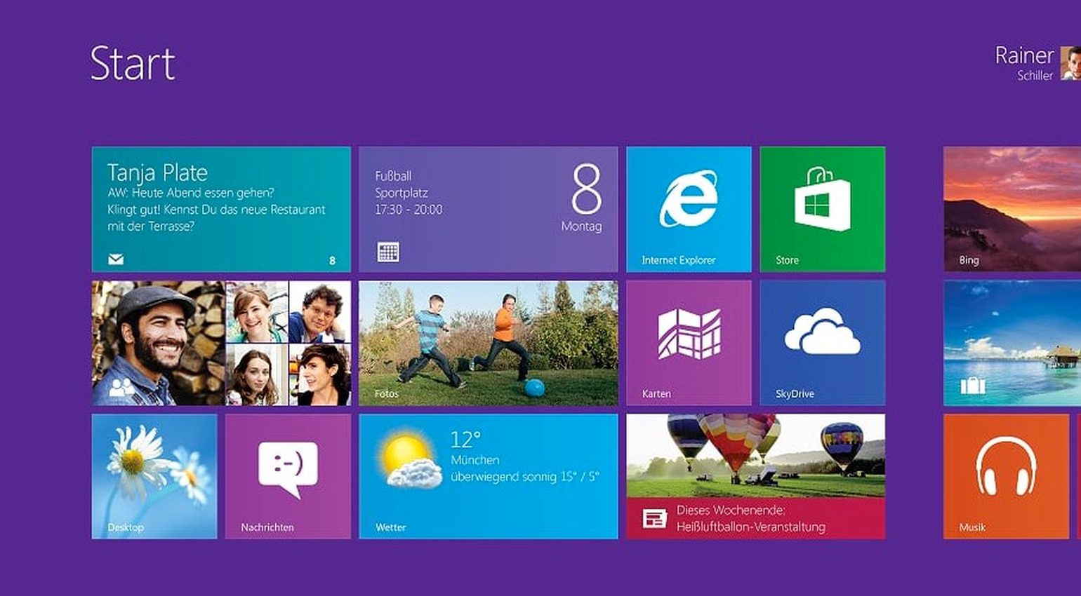 Il design di Windows 8