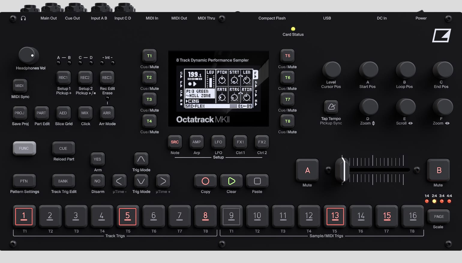 L’Elektron Octatrak MK II è uno dei sampler performance-based più popolari al momento