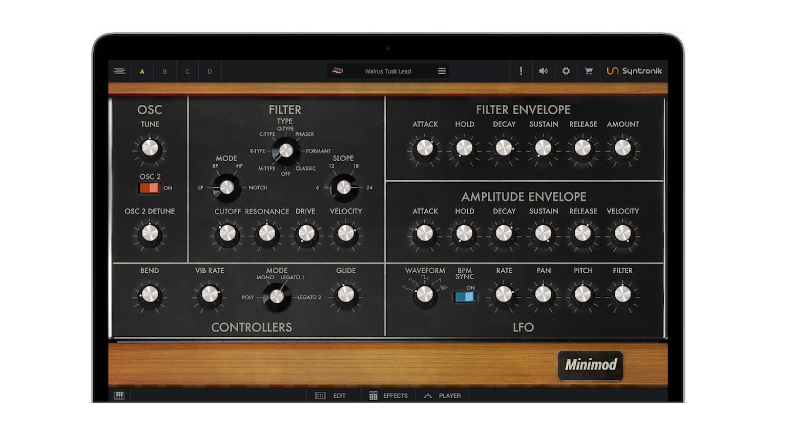 IK Multimedia Syntronik 2 Minimod