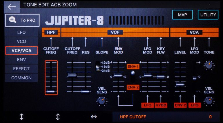 Roland Fantom EX Jupiter-8