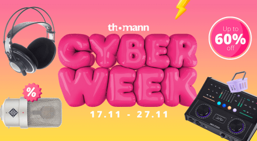 Cyberweek di Thomann - Offerte su Attrezzatura da Studio, Tastiere e Sintetizzatori