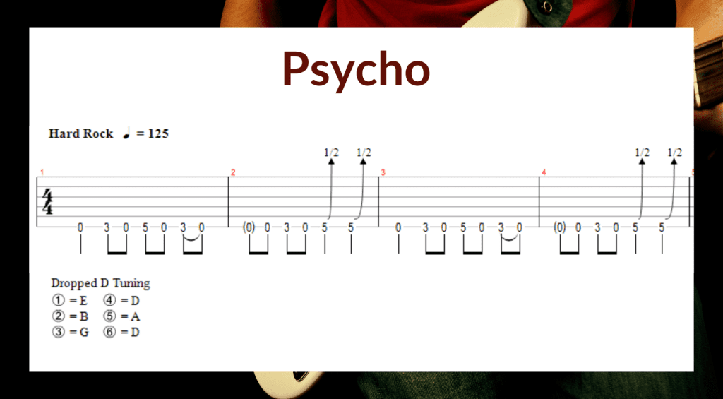 Riff su una sola corda: Psycho