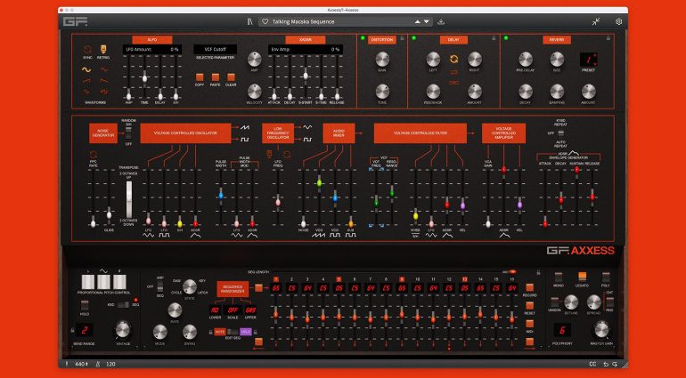 GForce Axxess - Sequencer