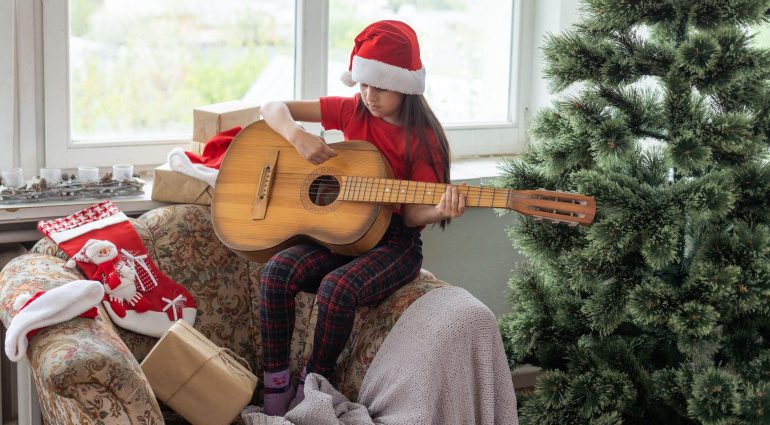 Chitarra come regalo di Natale