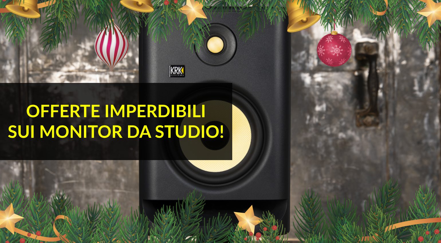 Natale è alle porte, offerte imperdibili su Monitor da Studio KRK e  Swissonic!