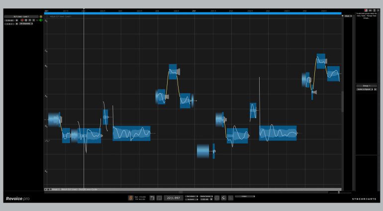 Pitch Editing in Revoice Pro 5