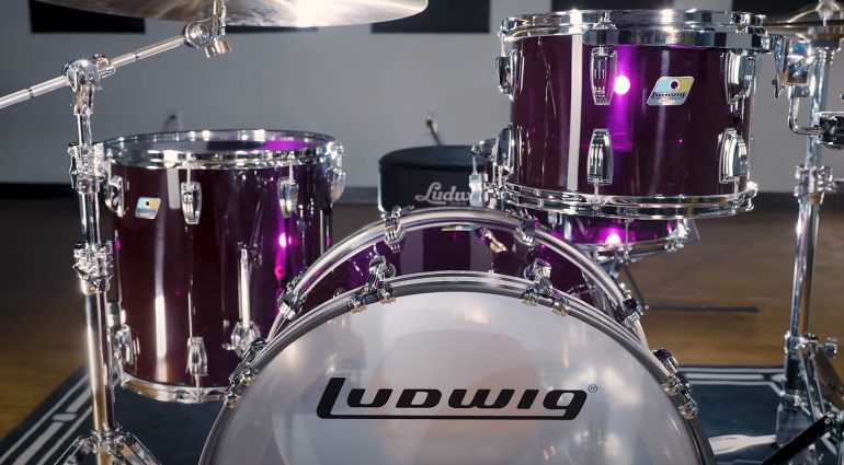 Ludwig Vistalite Purple