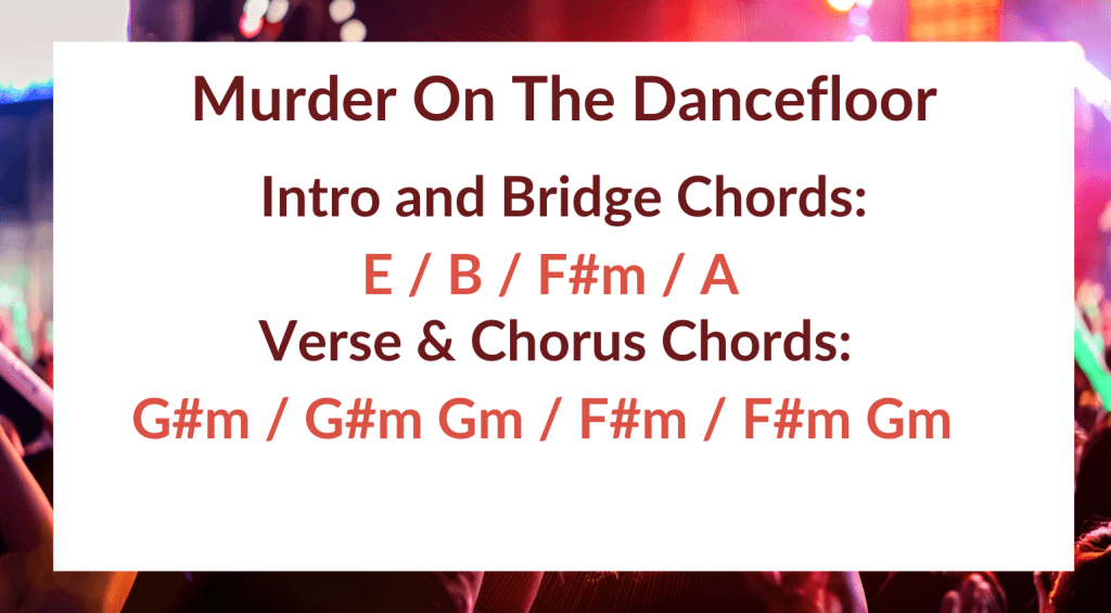 Murder On The Dancefloor - Accordi