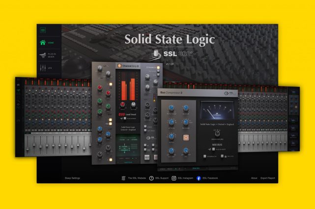 SSL UC1 software – SSL 360, SSL Plug-in Mixer, SSL Native Plug-in