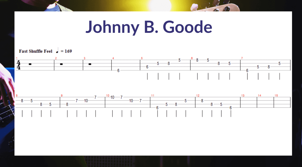 Walking Bass Lines – Johnny B. Goode