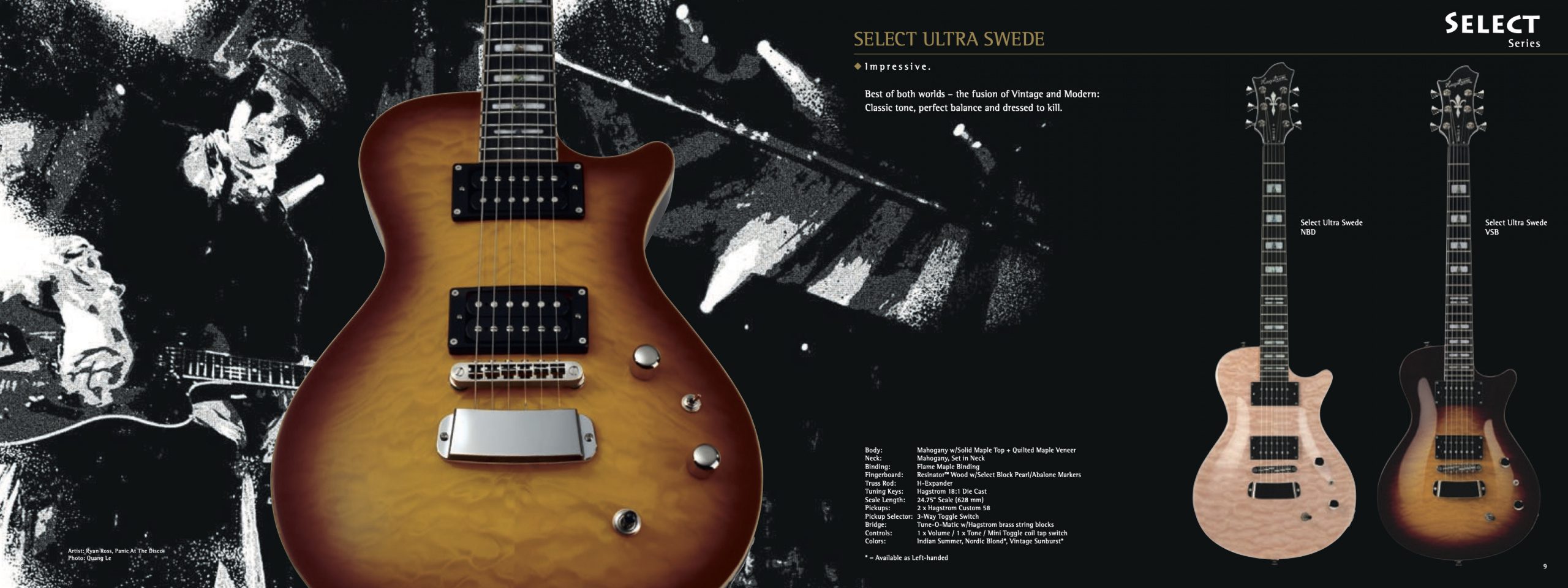 Scheda tecnica della Hagstrom Select Ultra Swede