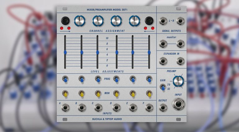 Buchla Model 207t Mixer/Preamp