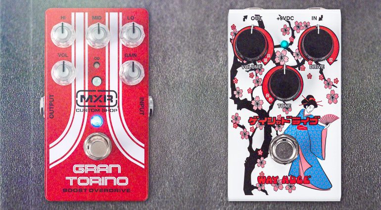 MXR Gran Torino Boost Overdrive e Way Huge Geisha Drive