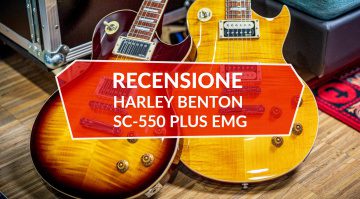 L'SC-550 Plus EMG di Harley Benton è pronta per la salire sul palco?