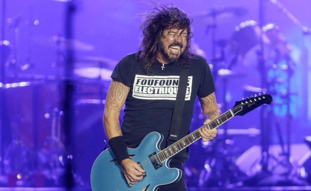 Dave Grohl con i Foo Fighters al Rock in Rio