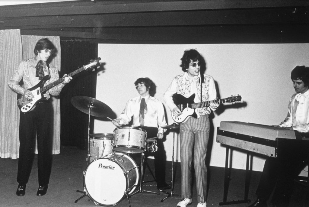 Pink Floyd - Roger Waters, Nick Mason, Syd Barrett e Rick Wright