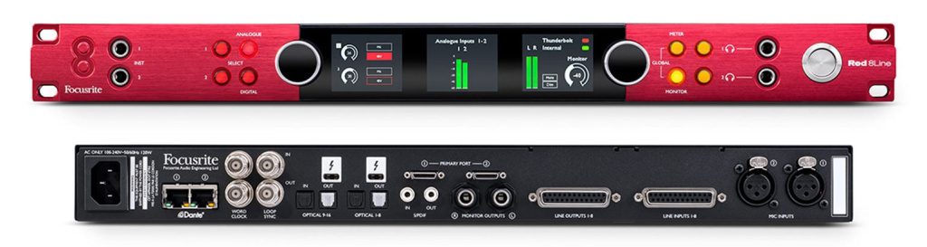 Focusrite Red 8Line con connettore Dante