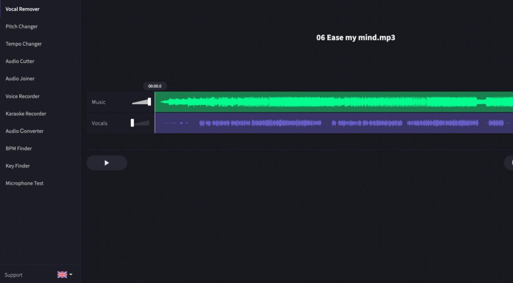 A sinistra si possono vedere tutte le funzioni aggiuntive, come il modulo karaoke