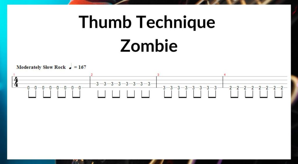 Tecniche per la mano destra – Zombie