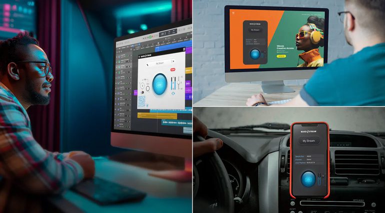 Waves Stream consente di creare musica collaborando in tempo reale