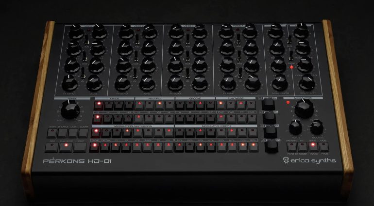 Erica Synths PERKONS HD-01 - ora disponibile in nero!