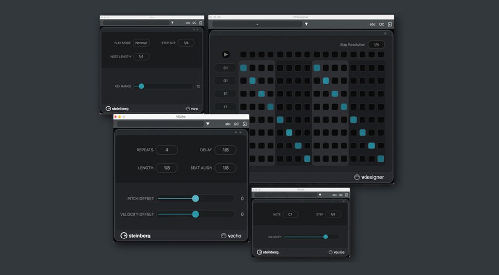 I nuovi plug-in MIDI in Steinberg VST Live Pro 2