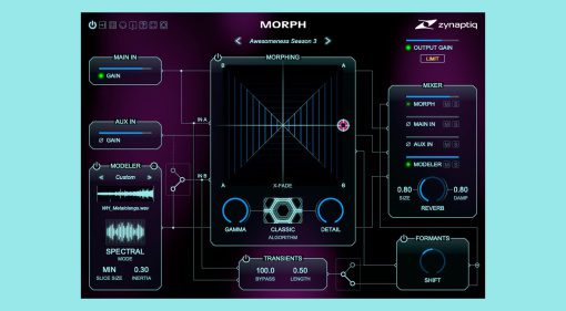 I plugin Zynaptiq Morph 3 e Morph 3 Pro sono ora disponibili!