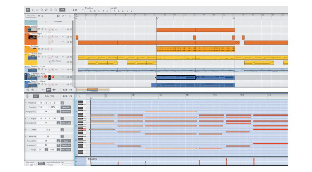 Il sequencer di Reason 13 è stato completamente rivisitato