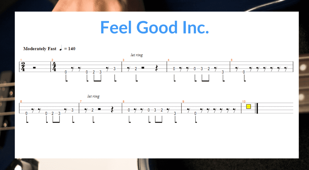 Linee di basso per principianti - Feel Good Inc.