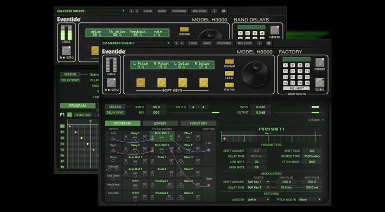 Plugin Eventide H3000 Mk II: Aggiornati gli effetti storici