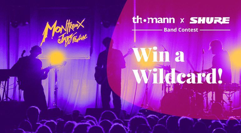 Concorso Thomann: Vincete una performance al Montreux Jazz Festival!