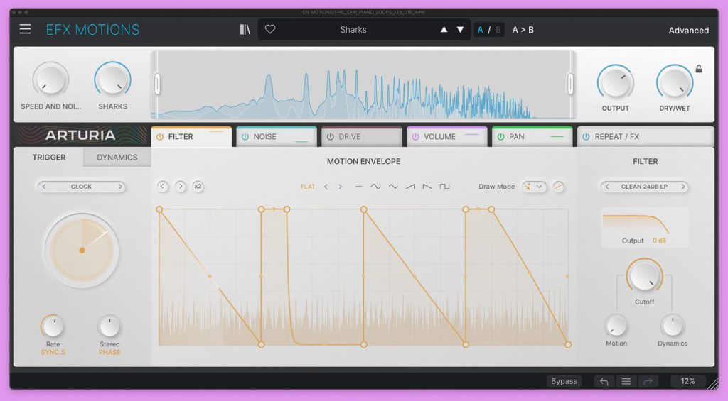 Arturia Efx Motions come parte della FX Collection 5