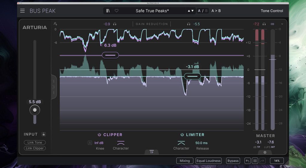 Il limiter in funzione