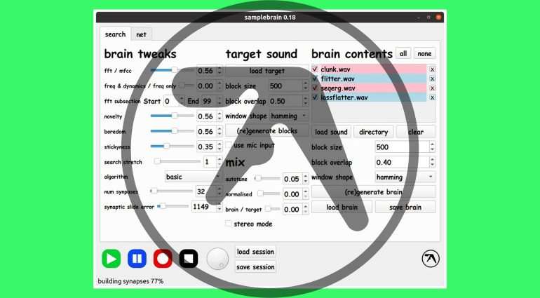 Aphex Twin Samplebrain software gratuito e nuovo album!