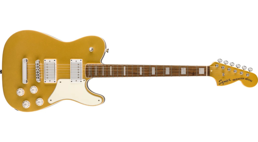 Squier Paranormal 2024 Troublemaker Telecaster in Aztec Gold