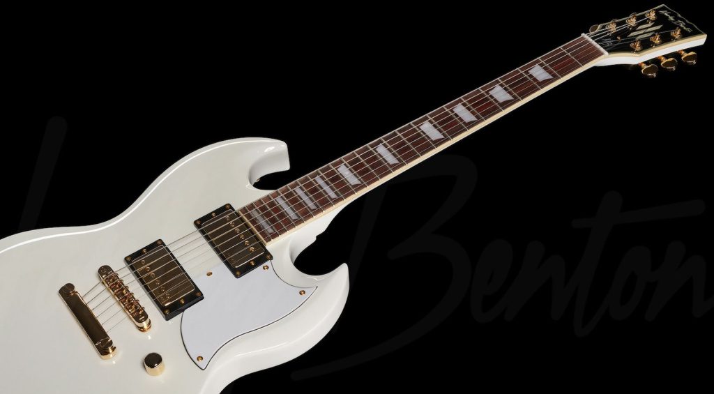 Harley Benton DC-Custom II - White