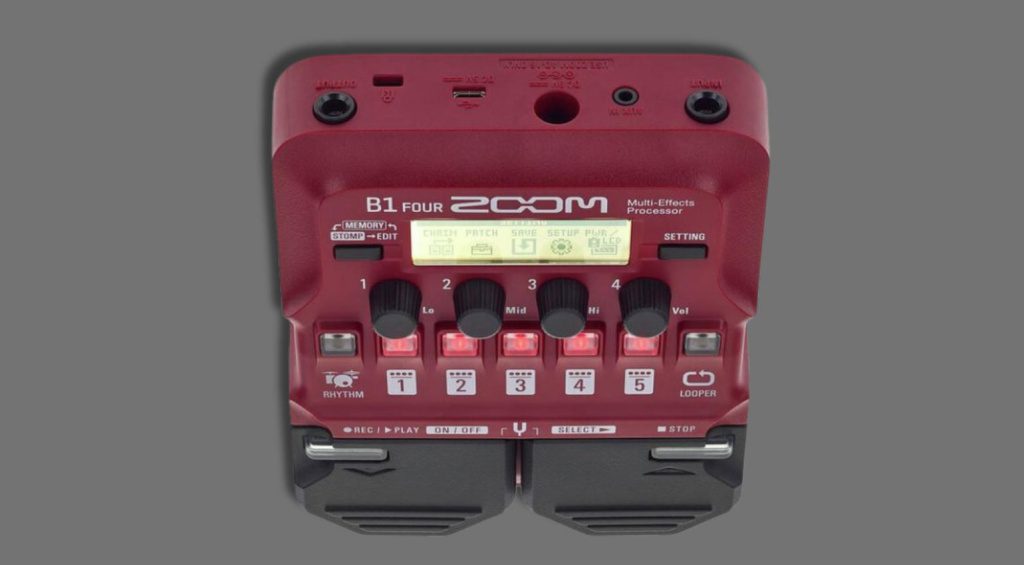 Zoom B1 Four Bass Multi Effect