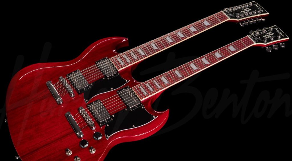 Harley Benton DC-Custom II 612 - Cherry Red